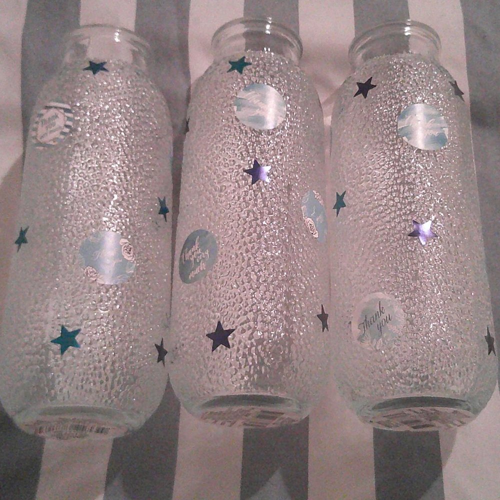 Three Glass vases